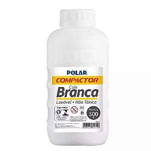 Cola Branca Polar Compactor 500 Gramas - Unidade