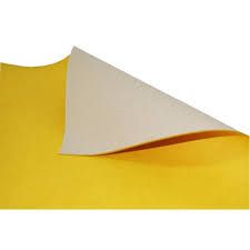 Papel Cartão Cartaz Amarelo 48cm x 66cm Unidade