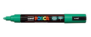 Caneta Uni Posca Pc-5m Cis Verde Unidade