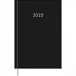 Agenda 2025 Executiva Costurada Diária Tilibra Napoli M7 15,9cm x 23,3cm R.312207 Com 192 Folhas