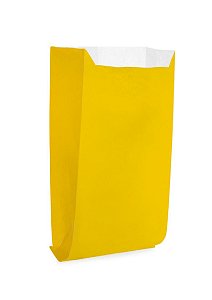 Saquinho de Papel Amarelo  13cm X18cm R.ep2088 Pacote Com 25