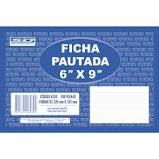 Ficha Pautada São Domingos 6 x 9 22mm x 15mm Unidade