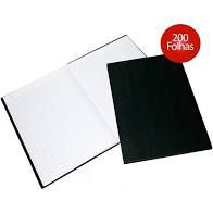 Livro Registro De Ata Sem Margem São Domingos 20cm x 30cm Com 200 Folhas Numeradas