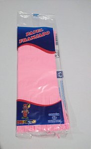 Papel de Bala Dafesta Com Duas Franjas Cor Rosa Claro Pacote Com 48