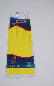 Papel de Bala Dafesta Com Uma Franja Cor Amarelo Pacote Com 48