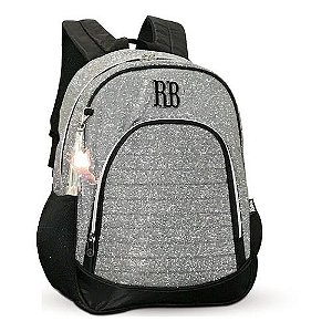 Mochila Clio Rebecca Bonbon Com Glitter Estampa Sortida 48cm x 06cm x 38cm R.RB3127 Unidade