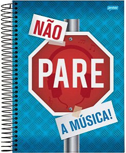 Caderno Espiral Universitário Capa Dura Sortida Jandaia Placas 20cm x 27cm 10 Matérias R.51332 Unidade