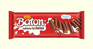 Tablete Baton Garoto Chocolate Ao Leite 96 Gramas Unidade