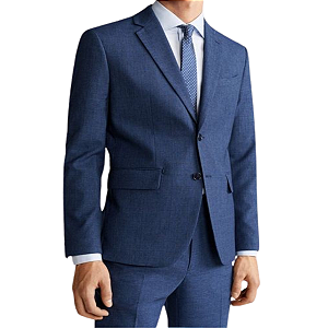 TERNO MICROFIBRA MELANGE AZUL