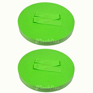 Double Pack Fio Premium para Croché Verde Néon ( Fluor )