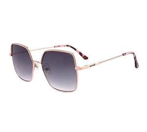 Óculos Solar Rosé Brilho Lente Cinza Degradê • COLCCI