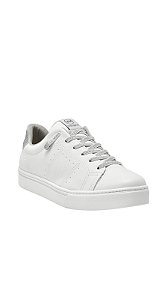 Tênis Casual Branco-prata • VIA MARTE