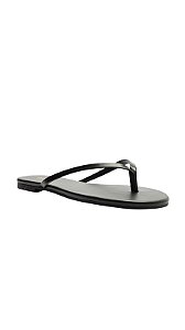Sandalia Rasteira Arezzo Basic Preta • AREZZO