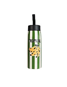 Garrafa Que Sede 750Ml Banana Tropical  Verão 2026 • Farm Bege