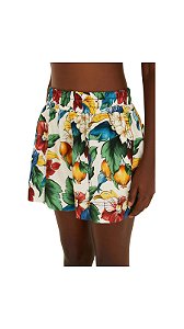Short Estampado Tropicalzinho • Farm Branco