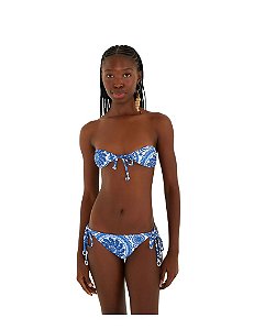 Biquíni Lacinho Estampado Delicadeza De Banana • Farm Branco