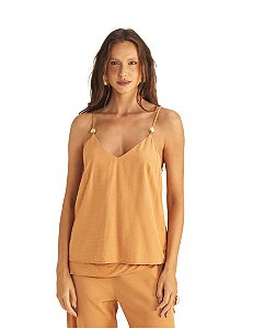 Regata Feminina Comfort Detalhe Na Alça • Sommer Nude