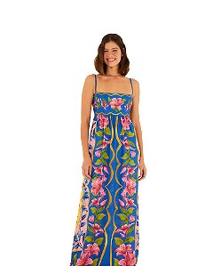 Vestido Cropped Lena • Farm Azul