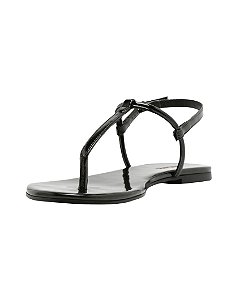 Sandália Rasteira Slim Preta • Anacapri Preto