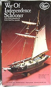 Lindberg - War of Independence Schooner - 1/79 (Sucata)