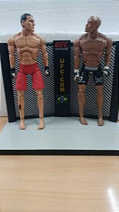 Bonecos Artesanais - Série UFC: Anderson "The Spider" Silva vs. Maurício "Shogun" Rua