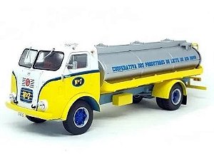 Ixo - Caminhão FNM D-11000 - Cooperativa dos Produtores de Leite do Rio Novo - 1/43 (sem caixa)