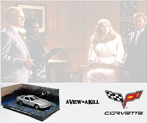 Coleção James Bond 007 Eaglemoss - Chevrolet Corvette - 007 Na Mira dos Assassinos - 1/43