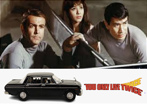 Coleção James Bond 007 Eaglemoss - Toyota Crown - Com 007 Só Se Vive Duas Vezes - 1/43