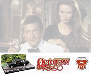 Coleção James Bond 007 Eaglemoss - Volga M-24 - 007 contra Octopussy - 1/43 + BRINDE DVD