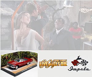 Coleção James Bond 007 Eaglemoss - Chevrolet Impala - 007: Viva e Deixe Morrer - 1/43