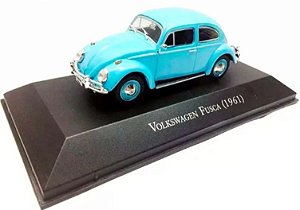 Coleção Carros Inesquecíveis do Brasil - Volkswagen Fusca 1961 - 1/43