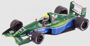 Coleção Lendas Brasileiras do Automobilismo Eaglemoss - Jordan 191 Ford 1991 - 1/43