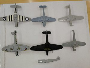 Sucatas - Aviões diversos no estado - 1/72