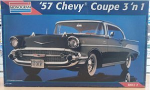 Monogram - Chevy Coupe 1957 3 'n 1 - 1/12