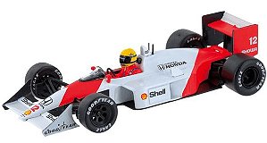 Coleção Lendas Brasileiras do Automobilismo Eaglemoss - McLaren MP4/4 Honda 1988  - 1/43