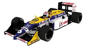 Coleção Lendas Brasileiras do Automobilismo Eaglemoss - Williams FW11B Honda 1987  - 1/43