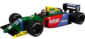 Coleção Lendas Brasileiras do Automobilismo Eaglemoss - Benetton B190 Ford 1990  - 1/43