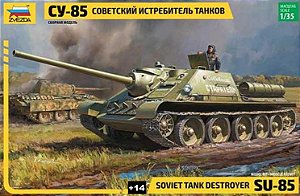 Zvezda - Soviet Tank Destroyer SU-85 - 1/35