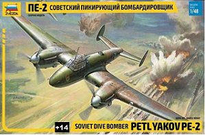 Zvezda - Soviet Dive Bomber Petlyakov Pe-2 - 1/48