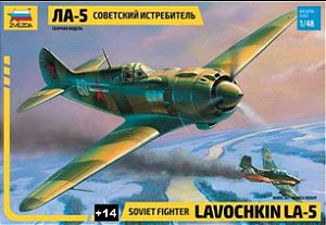 Zvezda - Soviet Fighter Lavochkin LA-5 - 1/48