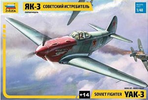 Zvezda - Soviet Fighter Yakovlev Yak-3 - 1/48