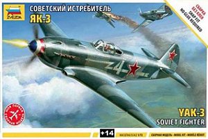 Zvezda - Soviet Fighter Yakovlev Yak-3 - 1/72