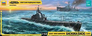 Zvezda - Soviet World War II Submarine Shchuka (SHCH) Class - 1/144