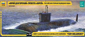 Zvezda - Borey-Class Russian Nuclear Ballistic Submarine "Yuri Dolgorukiy" - 1/350