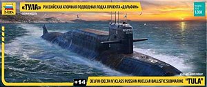 Zvezda - Delfin (Delta IV) Class Russian Nuclear Ballistic Submarine "Tula" - 1/350