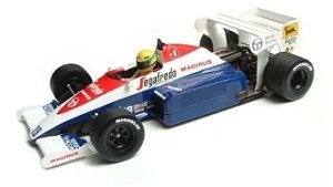 Coleção Lendas Brasileiras do Automobilismo Eaglemoss - Toleman TG183B Hart 1984  - 1/43