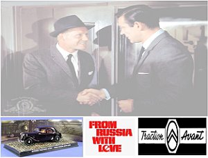 Coleção James Bond 007 Eaglemoss - Citroën Traction Avant  - Moscou Contra 007 - 1/43