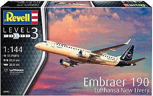 Revell - Embraer 190 (Lufthansa New Livery) - 1/144
