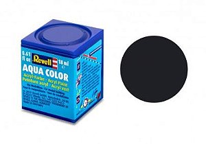 Revell Aqua Color - Matt Black (RAL9011) - 18ml.