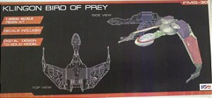Federation Models - Klingo Bird of Prey - 1/2500 (KIT em RESINA)
